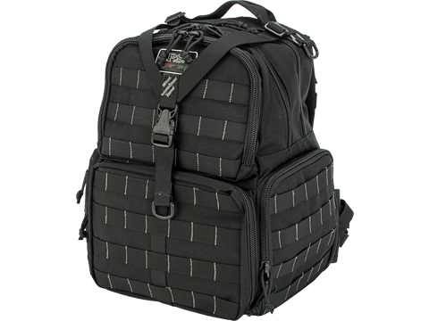 G-Outdoors Tactical Range Backpack (Model: Standard / Black / 3 Pistol)
