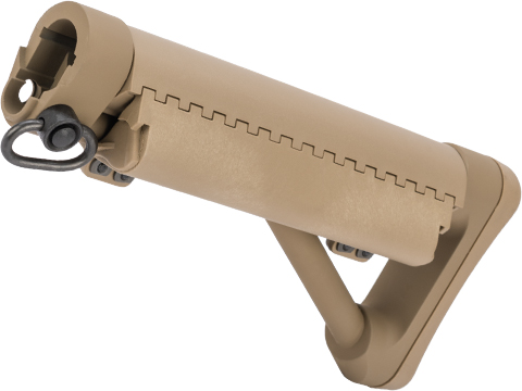 G&P Marine Battery Stock for Airsoft M4/M16 Series (Color: Sand / Shorty)
