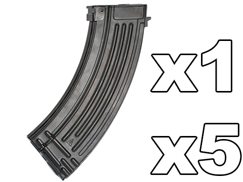 G&P 150rd High Precision Metal Mid-Cap Magazine for AK Series Airsoft AEG Rifles 