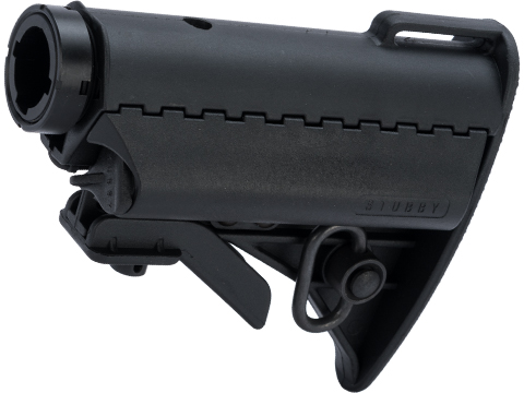 G&P Stubby Retractable Stock Complete Set for M4 Series Airsoft AEG (Color: Black)