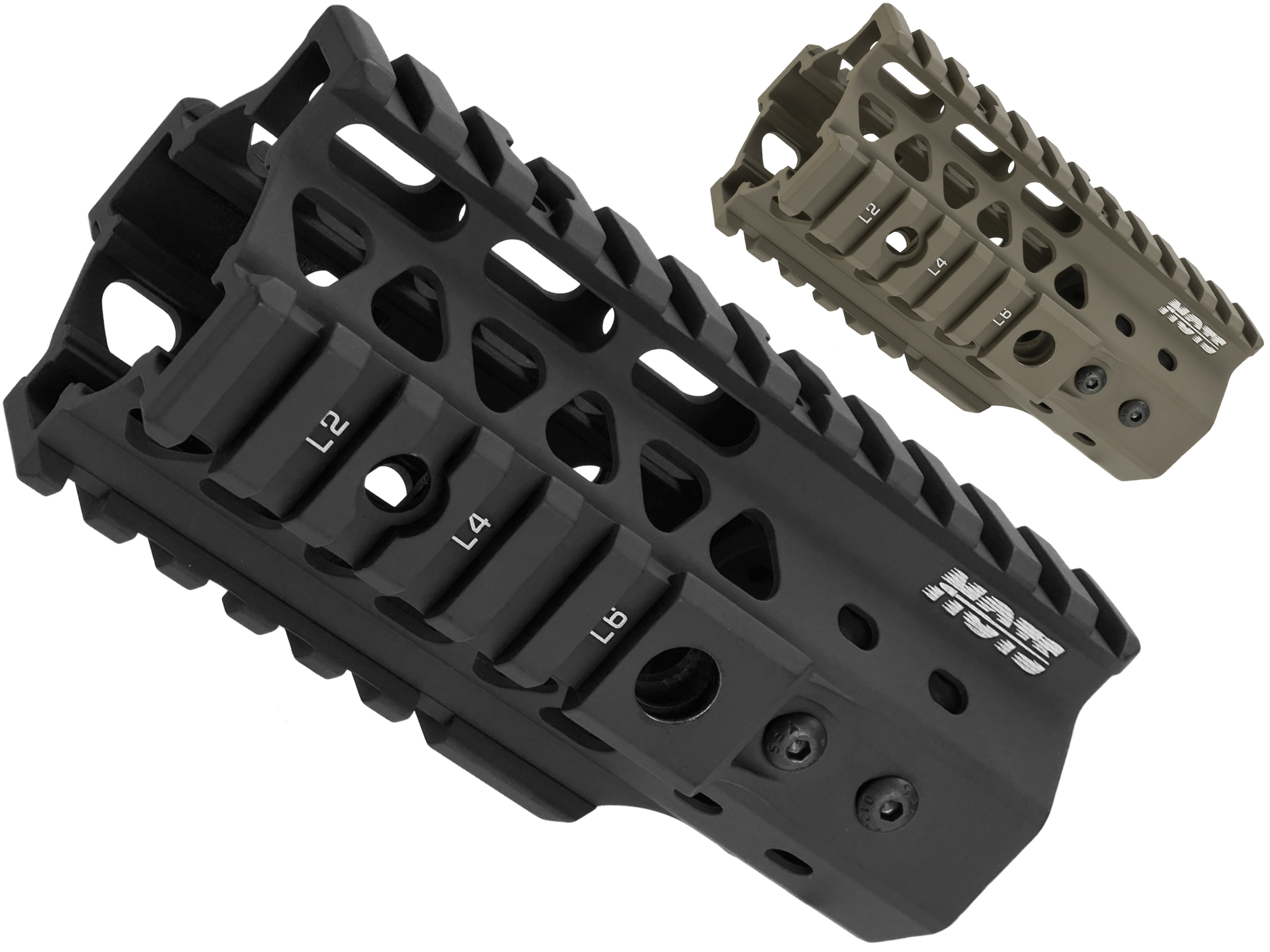 G&P MOTS 5 RAS Rail System for M4 / M16 Series Airsoft Rifles (Color: Black)