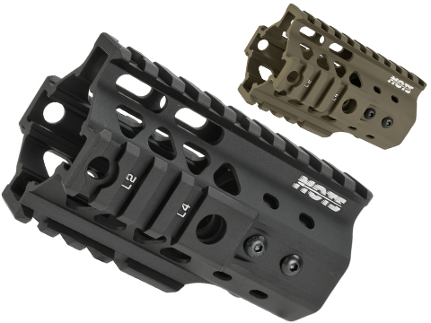 G&P MOTS 4 RAS Rail System for M4 / M16 Series Airsoft Rifles (Color: Sand)