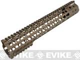 G&P MOTS Keymod Rail System for M4 / M16 Series Airsoft Rifles (Color: Sand / 12.5)