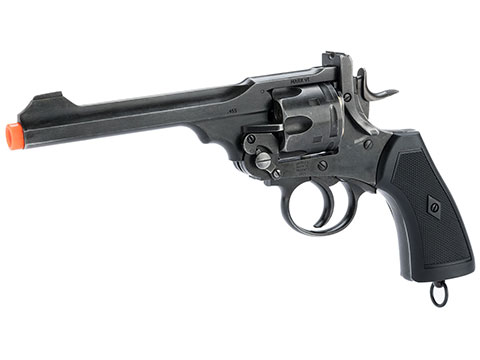 English Webley Licensed MK VI Airsoft Revolver by Win Gun (Color: Weathered)