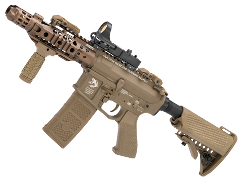 G&P 91 M4 PDW Airsoft AEG Rifle (Color: Dark Earth)
