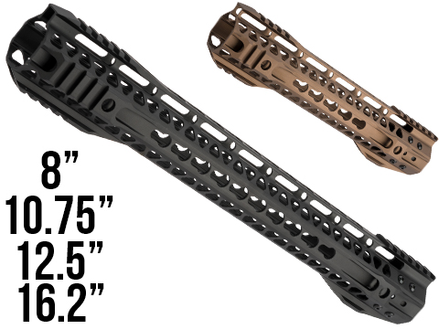 G&P MOTS II Standard Keymod Handguard w/ Rails for M4 / M16 Series Airsoft AEG Rifles 