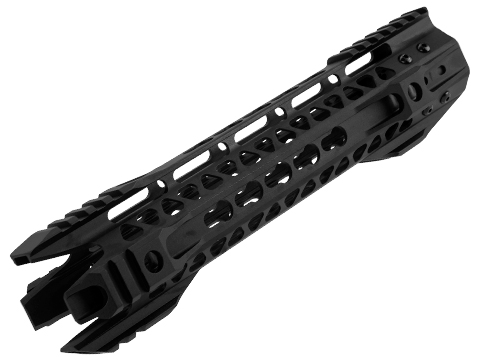 G&P MOTS II Phantom Keymod Handguard w/ Rails for M4 / M16 Series Airsoft AEG Rifles (Color: Black / 10.75)
