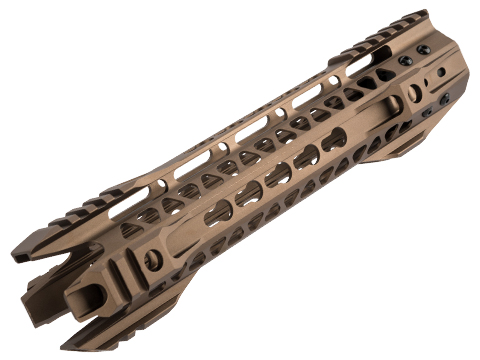 G&P MOTS II Phantom Keymod Handguard w/ Rails for M4 / M16 Series Airsoft AEG Rifles (Color: Sand / 10.75)