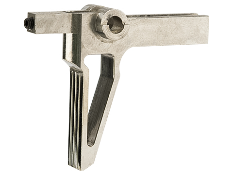 G&P Stainless Steel Flat Face Trigger for G&P / WA Gas Blowback M4 Airsoft Rifles (Color: Silver)
