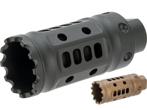 G&P Meat Cutter 14mm CW/CCW Sound Amplifier Muzzle Device (Color: Black / Long)