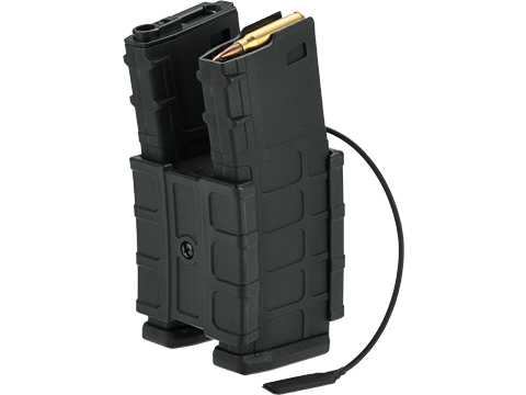 G&P HailStorm Electric Winding 700 Round Dual Polymer Magazine for M4 Series Airsoft AEGs (Color: Black)