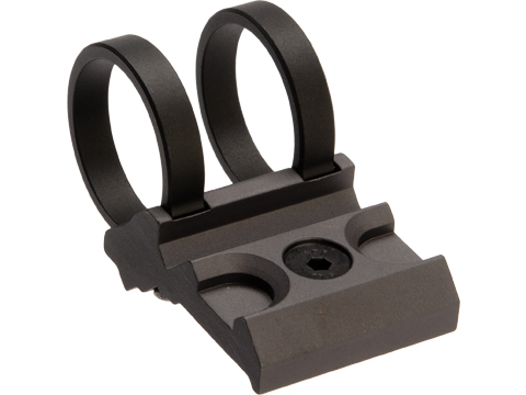 G&P One O'Clock Flashlight / Laser Mount 1 Ring (Type: M-LOK / Gray)