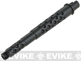 G&P CNC Aluminum Outer Barrel for M4 / M16 Series Airsoft AEG Rifles (Length: 8.5 / Dimpled)