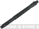 G&P CNC Aluminum Outer Barrel for M4 / M16 Series Airsoft AEG Rifles (Length: 11 Dimple Fluted)