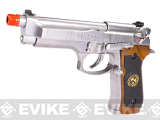 WE-Tech Samurai Edge Biohazard ATV2 M9 Airsoft  Gas Blowback Semi-Auto/Full Auto Pistol (Color: Nickle Chrome)