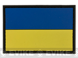 PVC Hook and Loop International Flag Patch (Flag: Ukraine)