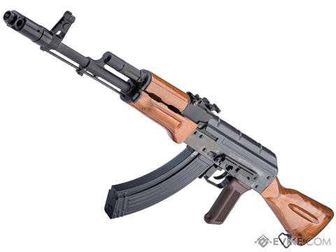 WE-Tech AK-47 with Wood Furniture Airsoft Gas Blowback Rifle 