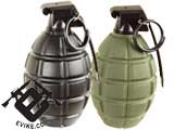 SY Airsoft Gas Powered Hand Grenade (Pineapple Type) - Black (One)
