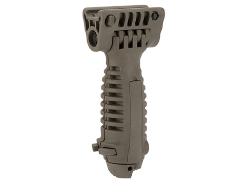 Matrix SB Type Vertical Bipod Grip for Airsoft Rifles (Color: Dark Earth)