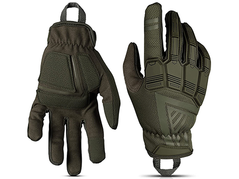 Glove Station Impulse Guard Impact Resistant Gloves (Color: Green / Large)