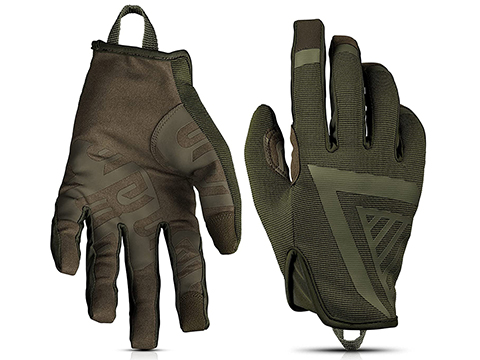 Glove Station Impulse High Dexterity Tactical Gloves (Color: Green / Large)
