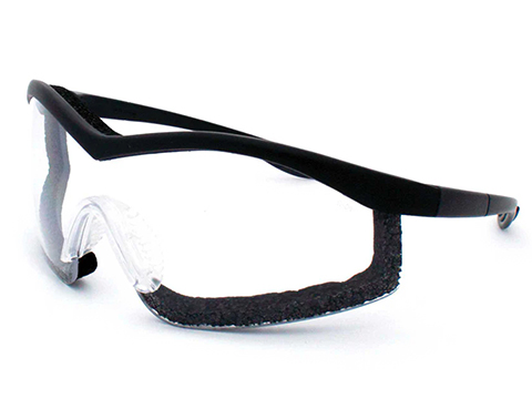 Guard-Dogs PureBreds Xtreme Safety Glasses w/ FogStopper (Matt Black / Clear Lens)