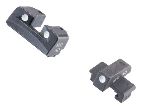 Guarder Steel Front & Rear Sight Set for Tokyo Marui P226 / E2 & Compatible Airsoft Gas Blowback Pistols
