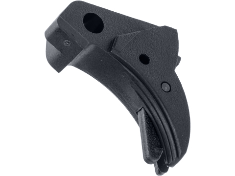 Guarder Ridged Trigger for ISSC M22, SAI BLU, Lonewolf, & Compatible Airsoft Gas Blowback Pistols (Color: Black)