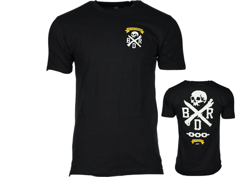 Black Rifle Division BRD Skull Graphic Tee (Size: X-Large / Black)