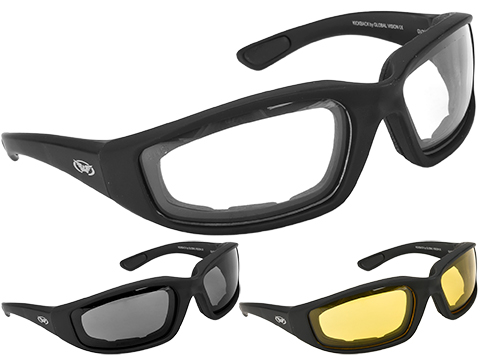 Global Vision Kickback Z A/F Safety Glasses (Color: Clear Lenses)