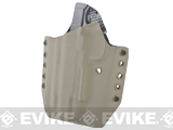 KAOS Concealment Belt / MOLLE Kydex Holster (Model: 1911 / Dark Earth / Left Hand)