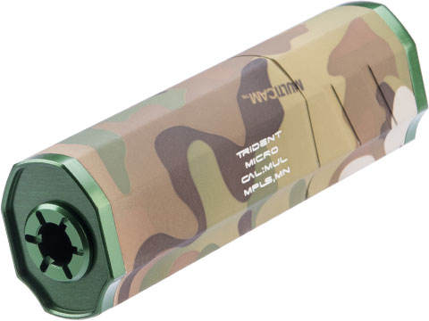 Helix Airsoft Trident Micro Mock Suppressor / Barrel Extension (Color: Multicam / 14mm Negative)