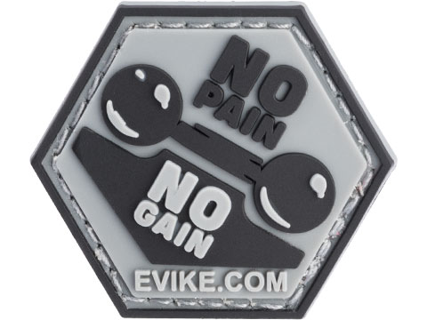 Operator Profile PVC Hex Patch Gym Series (Style: No Pain No Gain)