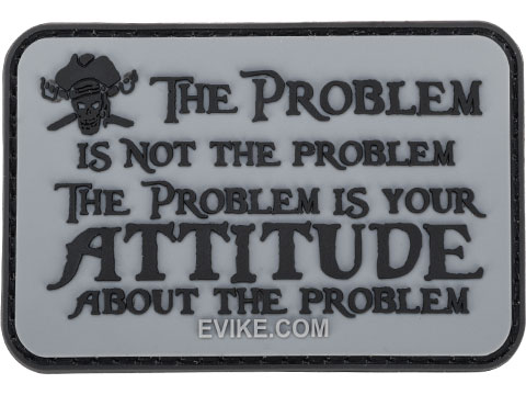 The Problems Not The Problem 3 x 2 PVC Morale Patch