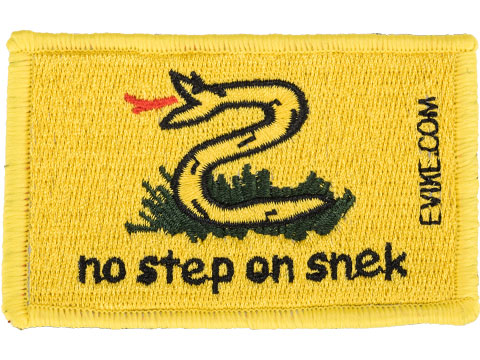 No Step on Snek 3.25 x 2 High Quality Embroidered Morale Patch