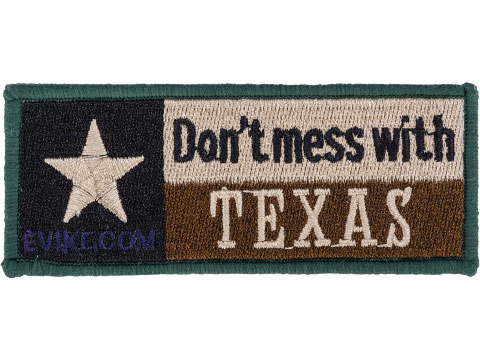 Don't Mess With Texas 4 x 1.5 High Quality Embroidered Morale Patch