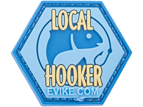 Operator Profile PVC Hex Patch Fishing Series 2 (Style: Local Hooker)