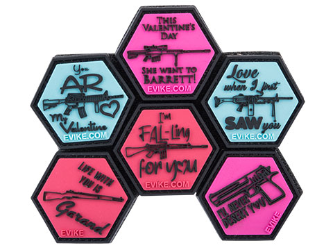 Operator Profile PVC Hex Patch Valentine's Day Set