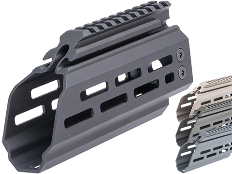 HB Industries M-LOK Handguard for CZ Scorpion EVO 3 Rifles (Color: Black / Flat / 6.84 / Complete Kit)
