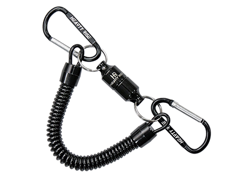 Hearty Rise Magnetic Carabiner Buckle w/ Coiled Lanyard