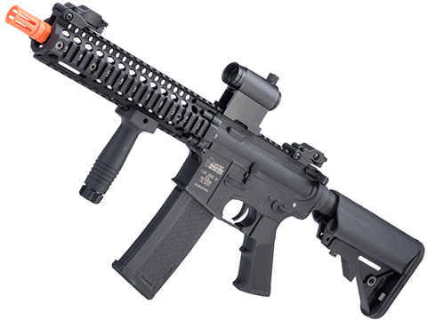 EMG Helios Daniel Defense Licensed MK18 Airsoft AEG Rifle by Specna Arms (Model: CORE Series / Black / Gun Only)