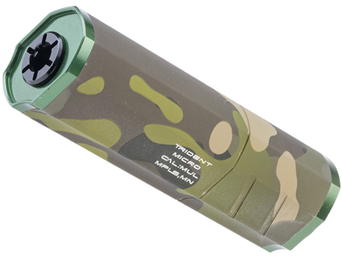 Helix Airsoft Trident Micro Mock Suppressor / Barrel Extension (Color: Multicam Tropic / 14mm Negative)