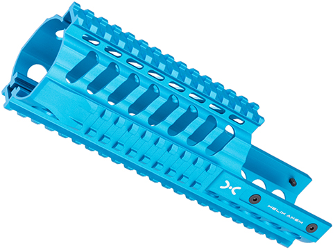 Helix Axem KV Rail for Vector AEG and Gas Blowback Airsoft Rifles (Color: Aquamarine / 9)