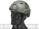 Matrix Basic PJ Type Tactical Airsoft Bump Helmet (Color: Foliage Green)