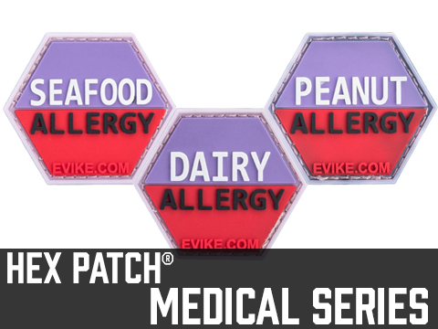 Operator Profile PVC Hex Patch Medical Series 1 (Style: Peanut Allergy)