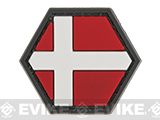 Operator Profile PVC Hex Patch Flag Series (Model: Denmark)