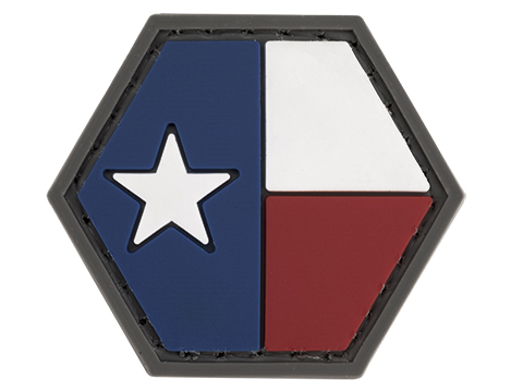 Operator Profile PVC Hex Patch State Flag Series (Model: Texas)