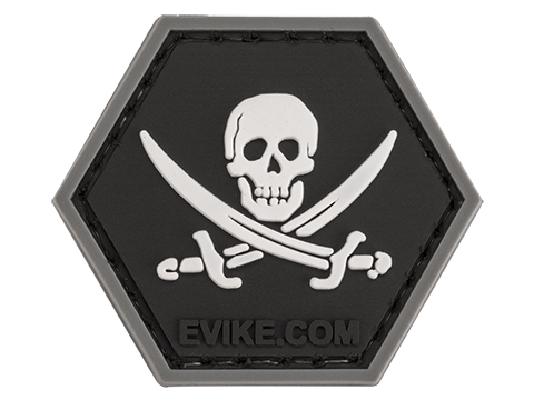 Operator Profile PVC Hex Patch Spooky Series (Style: Jolly Roger)