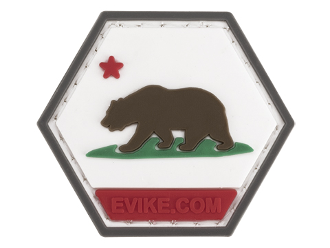 Operator Profile PVC Hex Patch State Flag Series (Model: California)