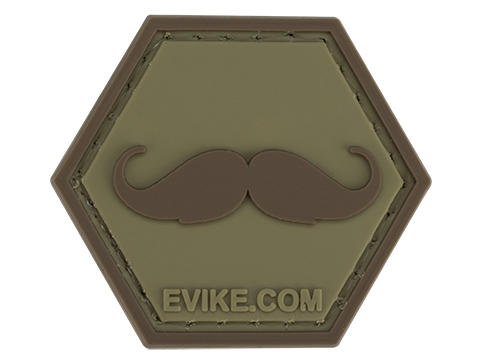 Operator Profile PVC Hex Patch Pop Culture Series 4 (Style: Mustache)